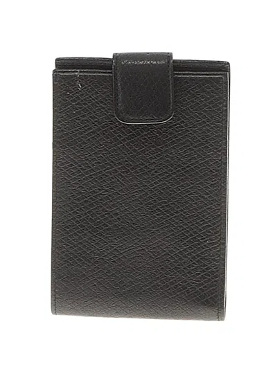 Pre-owned Fendi Leather Wallet In Black