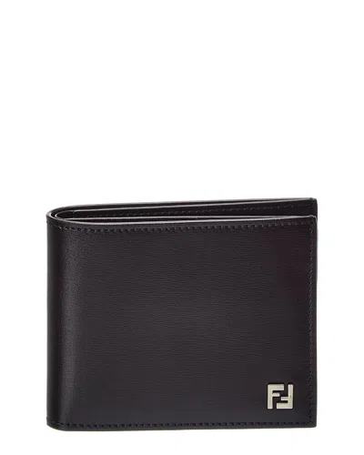 Fendi Leather Wallet In Brown