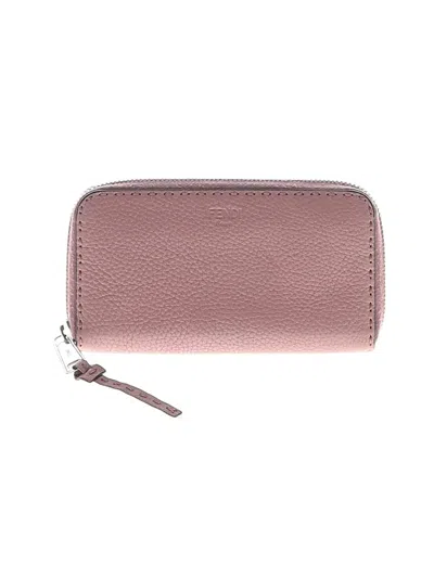 Pre-owned Fendi Leather Wallet In Pink