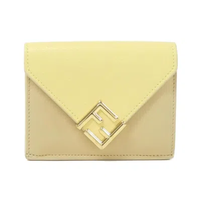 Pre-owned Fendi Leather Wallet (tri-fold) ()
