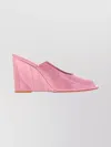 Fendi 90mm Leather Open-toe Sandals In Pink
