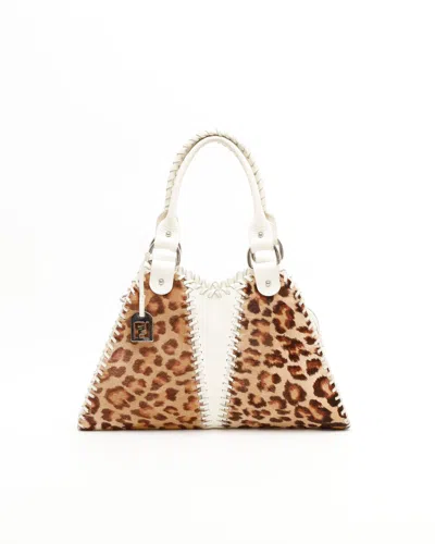 Fendi Leopard Handbag In Multi