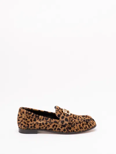 FENDI LEOPARD PRINT LOAFERS