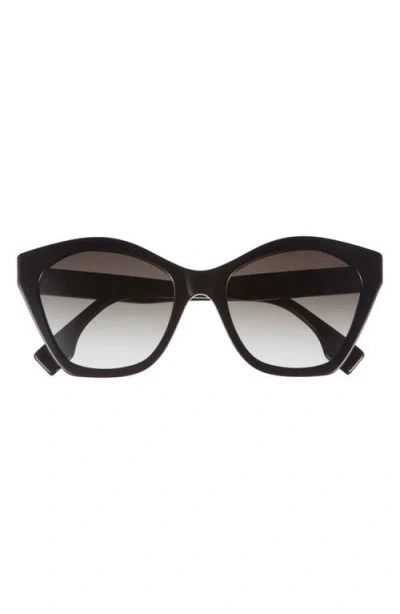 Fendi Lettering 52mm Square Sunglasses In Multi