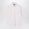 Fendi Crest Oxford Cotton Shirt Clothing In Blue