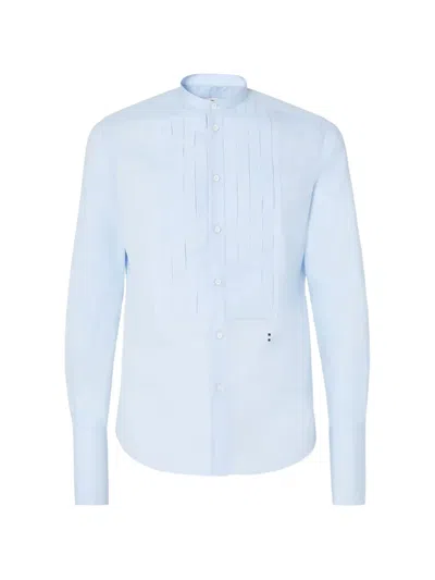 Fendi Shirt Fine Popeline In Blue