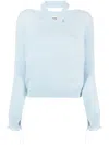 Fendi Pullover In Light Blue