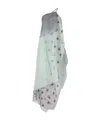 Fendi Asymmetric Sequin-embellished Dress In Light Blue