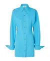 Fendi Chemisier Dress With Long Sleeves In Blue