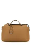 Fendi Women Camel Leather Large By The Way Handbag In Light Brown