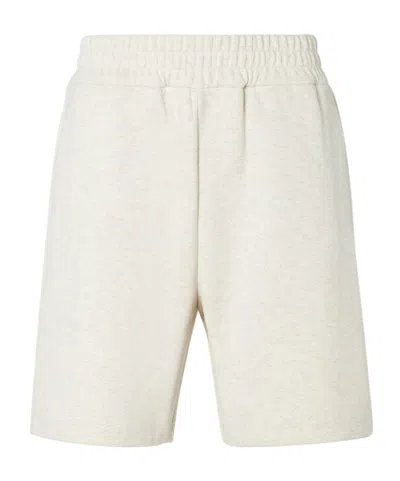 Fendi Light Gray Cotton Shorts In Neutral