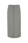 Fendi Light Grey Mohair Blend Skirt