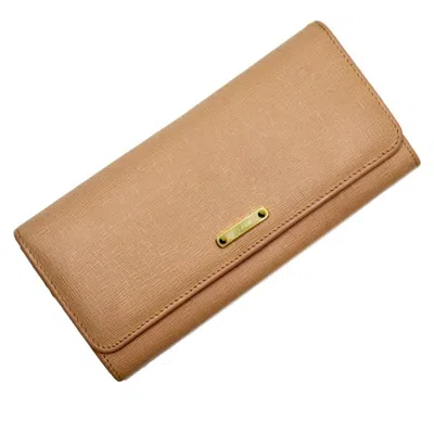 Pre-owned Fendi Light Pink Leather Long Wallet (bi-fold) ()