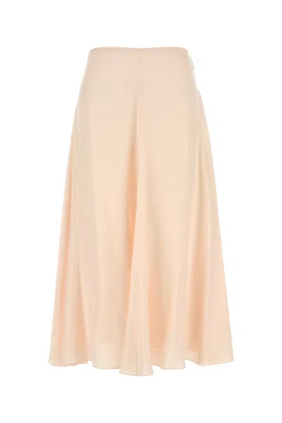 FENDI LIGHT PINK SILK SKIRT