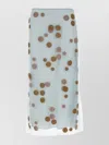 Fendi Tulle Skirt With All-over Macro Polka-dot Motif
