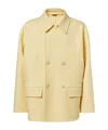 Fendi Caban Coat Coats And Trench Coats Yellow In Yellow