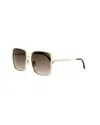 Fendi Line Oversized Square Sunglasses, 59mm In Multi