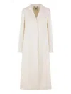 Fendi Linen Coat In White