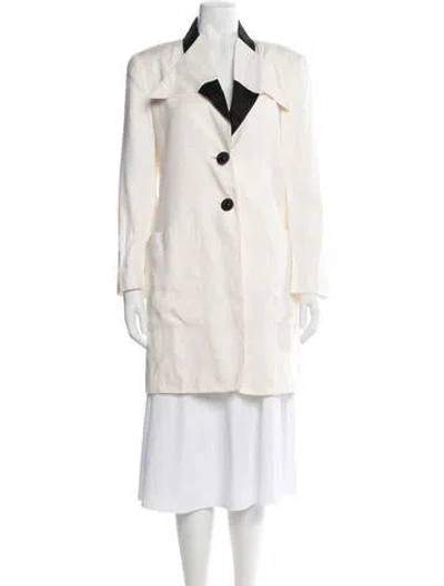 Pre-owned Fendi Linen Jacket In Neutrals