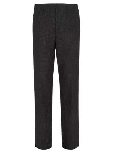 FENDI FENDI LINEN TROUSERS