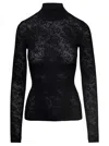 Fendi High-neck Long-sleeved Sweater In Multicolor