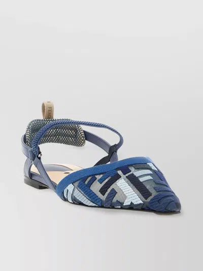 FENDI LITE SLINGBACK BALLERINA SHOES