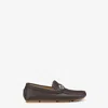 Fendi Ff-detail Leather Loafers