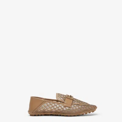 FENDI FENDI LOAFER VITEL.LASER.GRIGLIA+RET