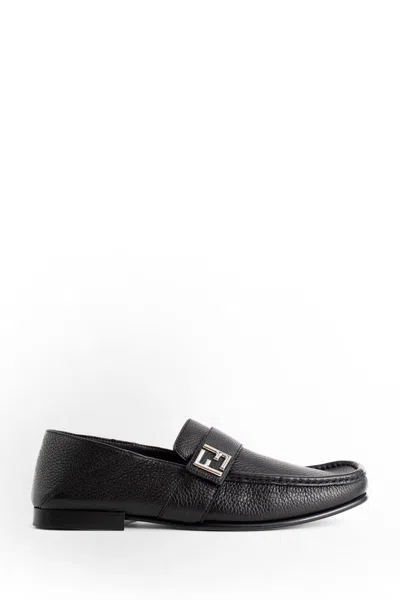 Fendi Loafers In Black