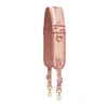 Fendi Logo Adjustable Nylon Strap In Pink