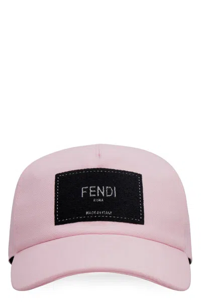 FENDI FENDI LOGO BASEBALL CAP