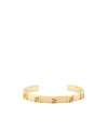 Fendi Logo Bracelet In Yellow