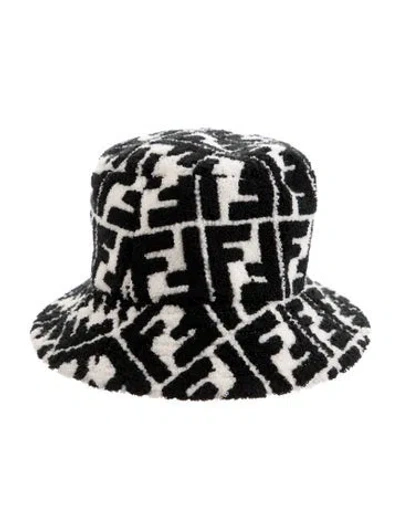 Pre-owned Fendi Logo Bucket Hat In Multi