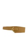 Fendi Logo Buckle Belt In Brown
