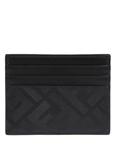 Fendi Logo Card Holder In Black