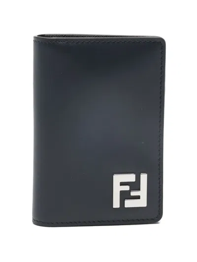 Fendi Logo Cardholder In Blue