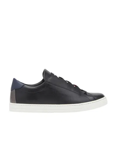 Fendi Logo Casual Sports Shoes In Black