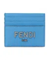 Fendi Logo Clip In Blue