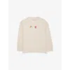 Fendi Logo-embroidered Sweatshirt In Neutral