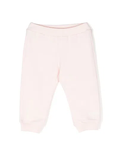 Fendi Babies' Logo-debossed Sweat Pants In Pink