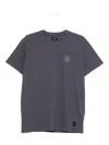 Fendi Cotton T-shirt With Ff Detail In Blue
