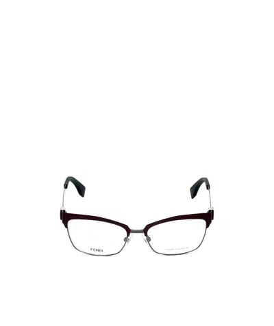 Fendi Logo Detail Flat Lens In Black