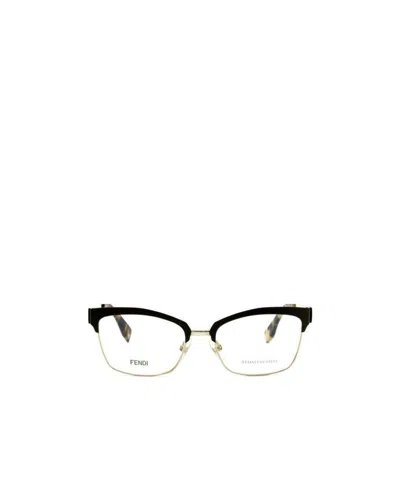 Fendi Logo Detail Flat Lens In Black