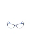 Fendi Logo Detail Flat Lens In Blue