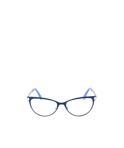 Fendi Logo Detail Flat Lens In Blue