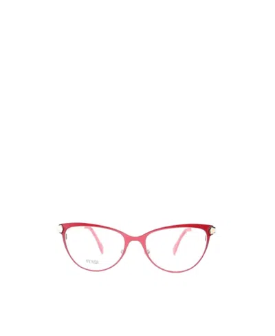 Fendi Logo Detail Flat Lens In White