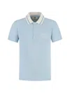 Fendi Logo-detail Polo Shirt In Blue