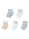 Fendi Logo-detail Socks In Blue