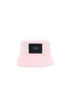 Fendi Logo-patch Bucket Hat In Pink
