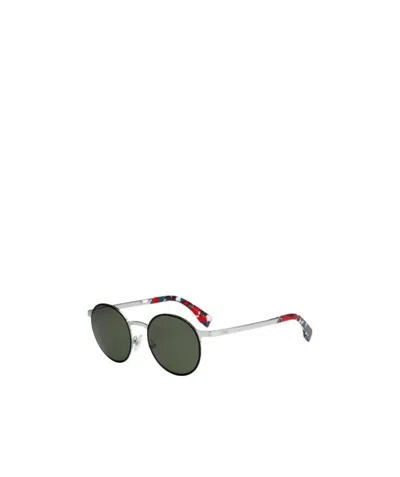 Fendi Logo Details Sunglasses In Black